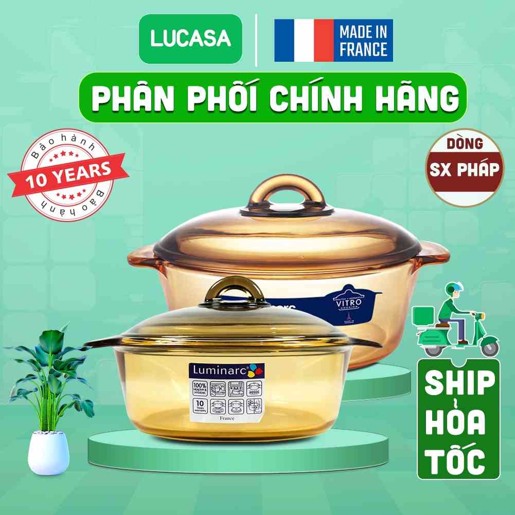 Nồi Thủy Tinh Luminarc - Sản Xuất Tại Pháp | Phân Phối Chính Hãng