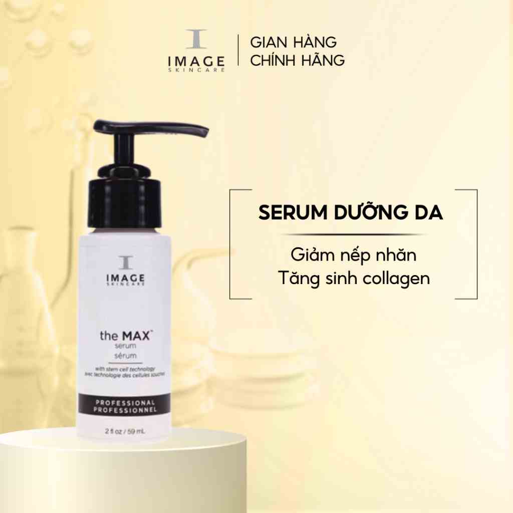 Serum Dưỡng Da Giảm Nếp Nhăn, Tăng Sinh Collagen IMAGE Skincare the MAX Stem Cell 30ml Ngăn Ngừa, Chống Lão Hóa Da