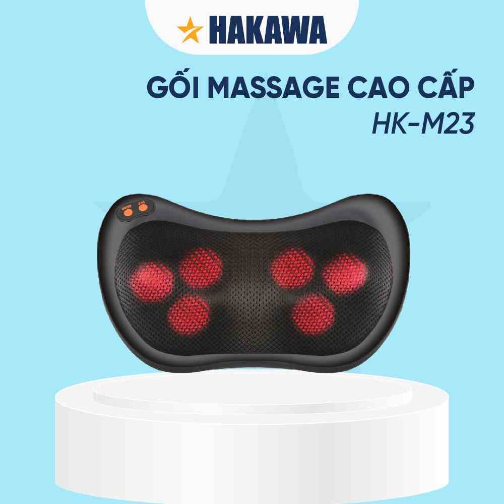 Gối Massage Thư Giãn HAKAWA HK-M23 - Sản phẩm chính hãng