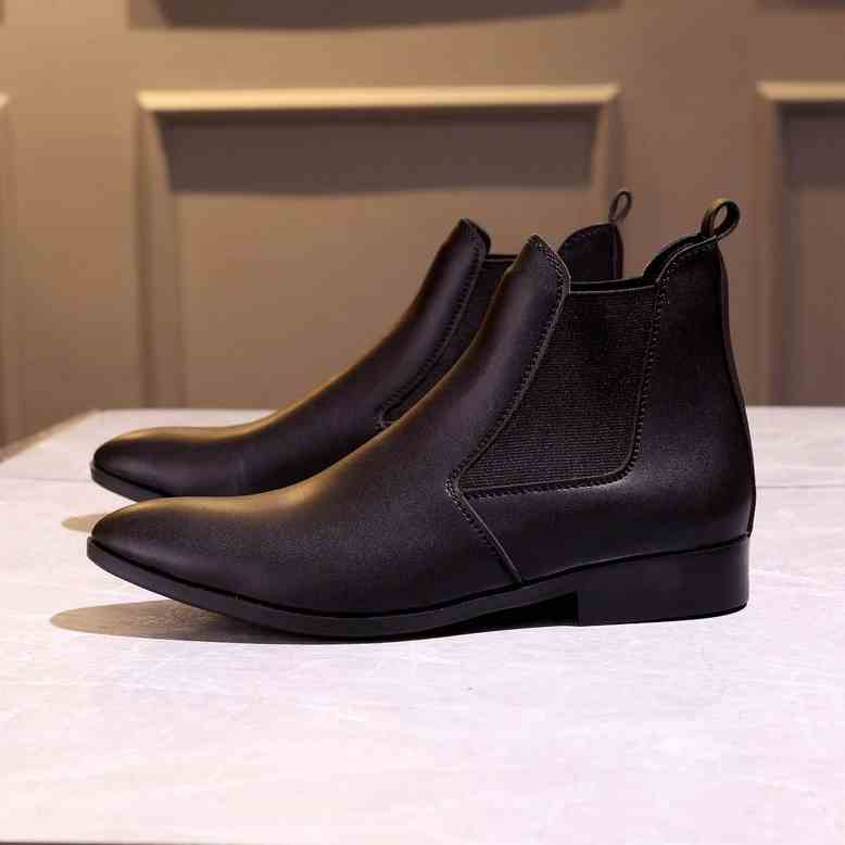 Giày da chelsea boots INICHI G1071 có may đế