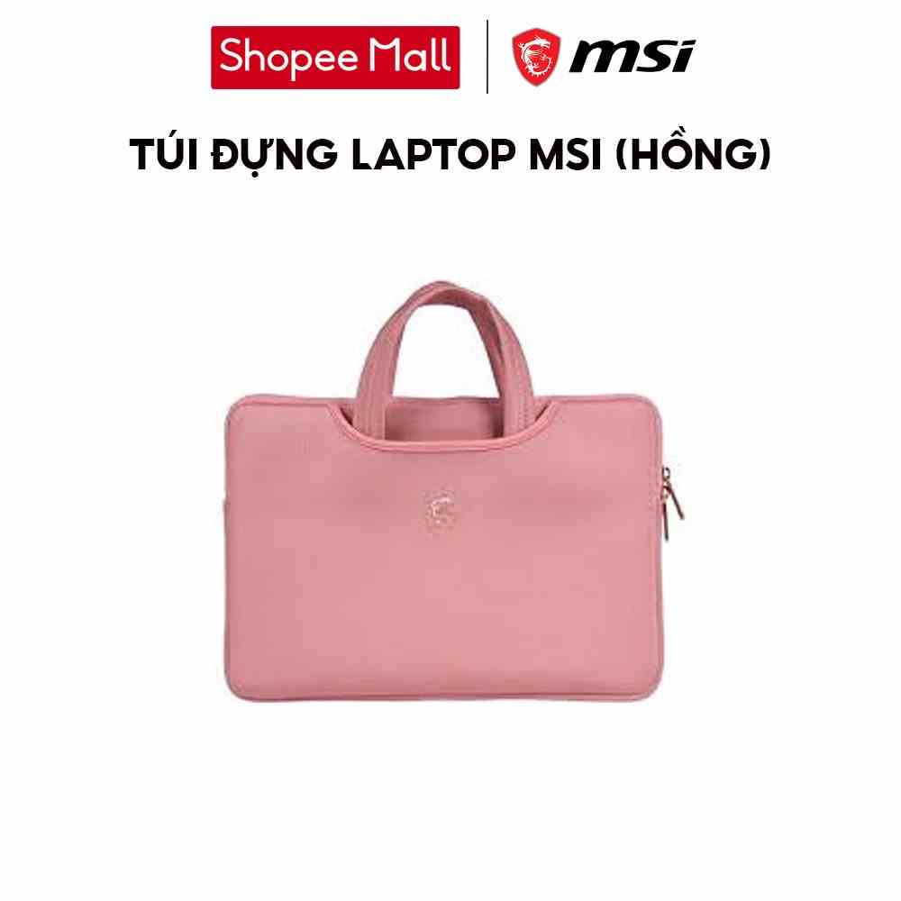 Túi đựng laptop MSI (hồng)