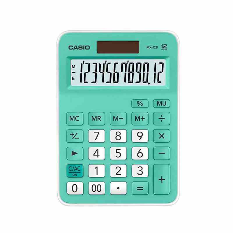 Máy tính Casio MX-12B phiên bản màu Pastel