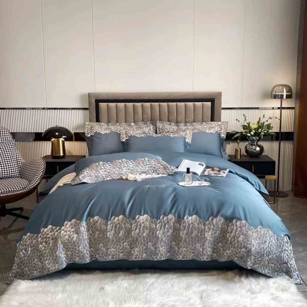 [Mã BMLTA35 giảm đến 35K đơn 99K] Bộ Chăn Ga Gối Lụa Hoàng Gia Satin 100S CA Bedding Decor