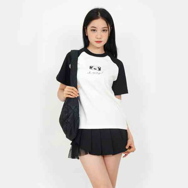 [Mã BMLTB35 giảm đến 35K đơn 99K] Áo Thun Baby Tee Bello In Hình Máy Ảnh Tay Raglan A5-005