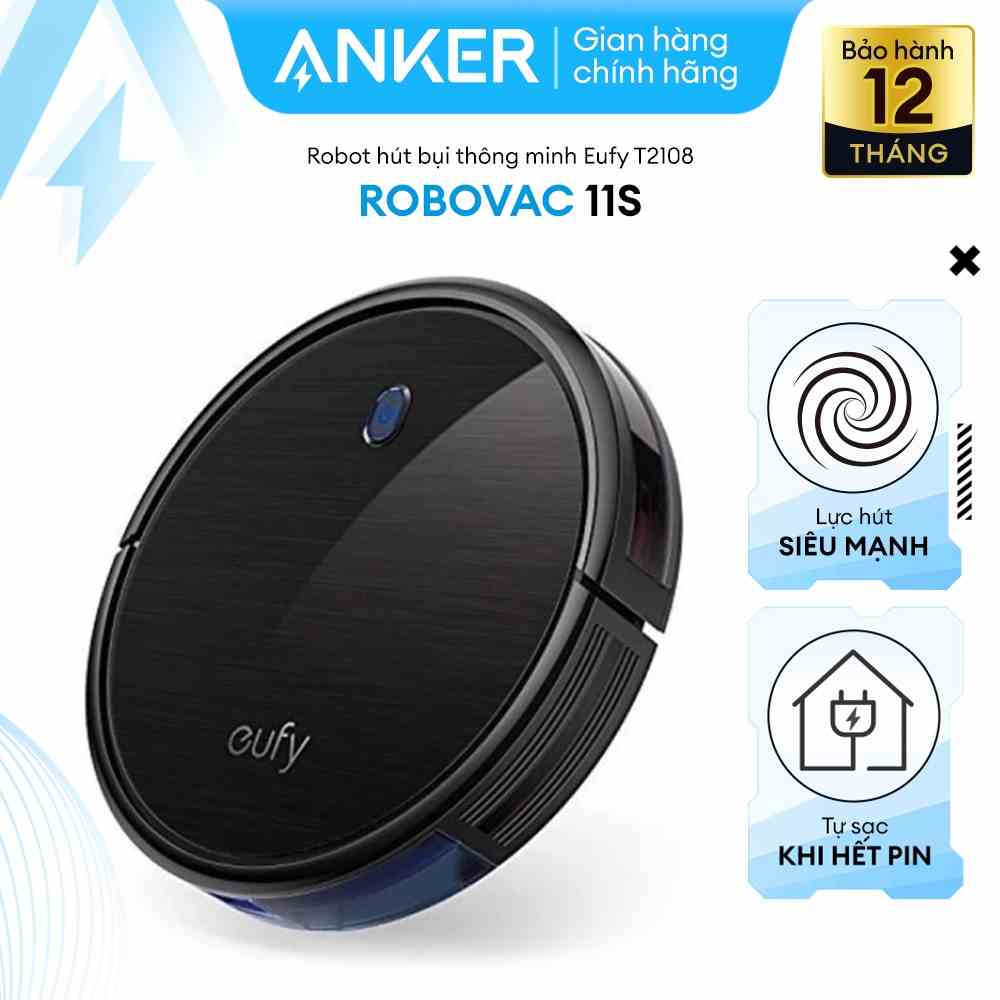 [Mã ELHA10 giảm 6% đơn 5TR] Máy Hút Bụi Eufy by Anker RoboVac 11S - T2108