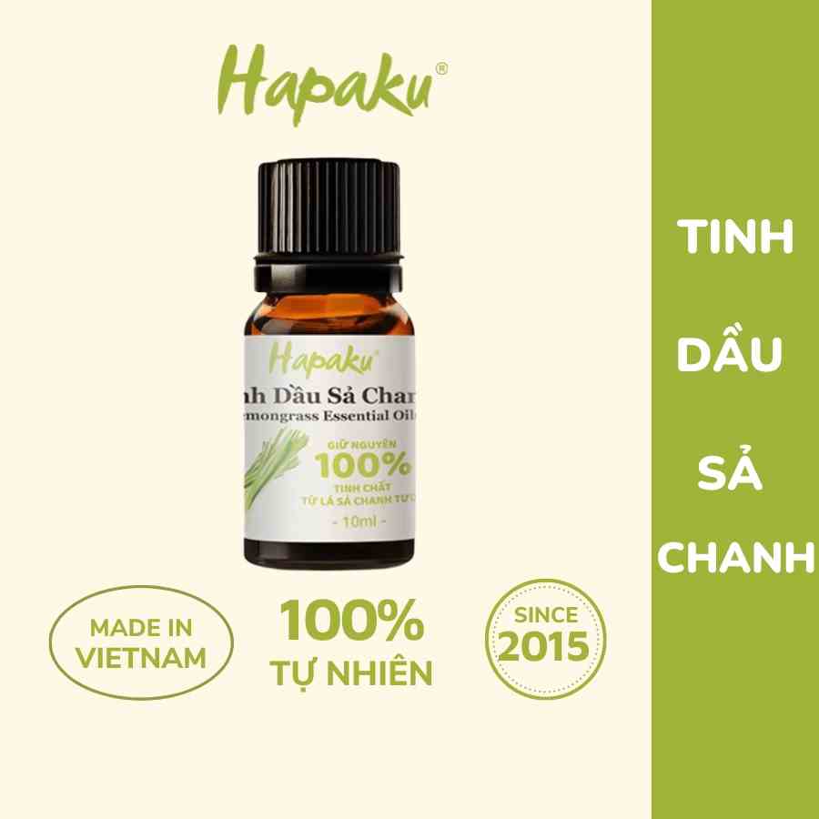 Tinh Dầu Sả Chanh Tự Nhiên 10ml Hapaku