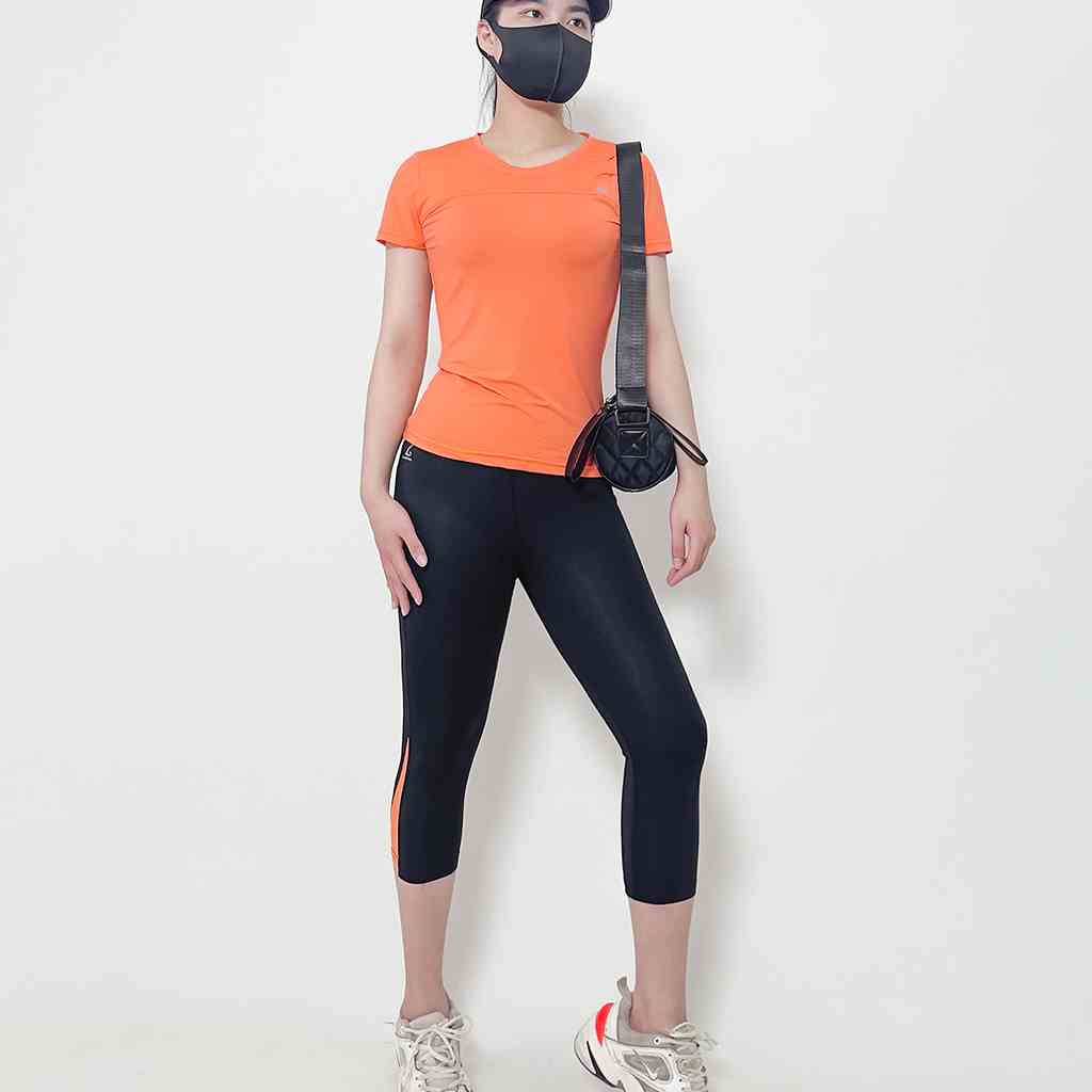 Bộ đồ thể thao Gladimax áo T-Shirt Coolmax Slimfit T39 & quần S-Leggings Genmax GL39