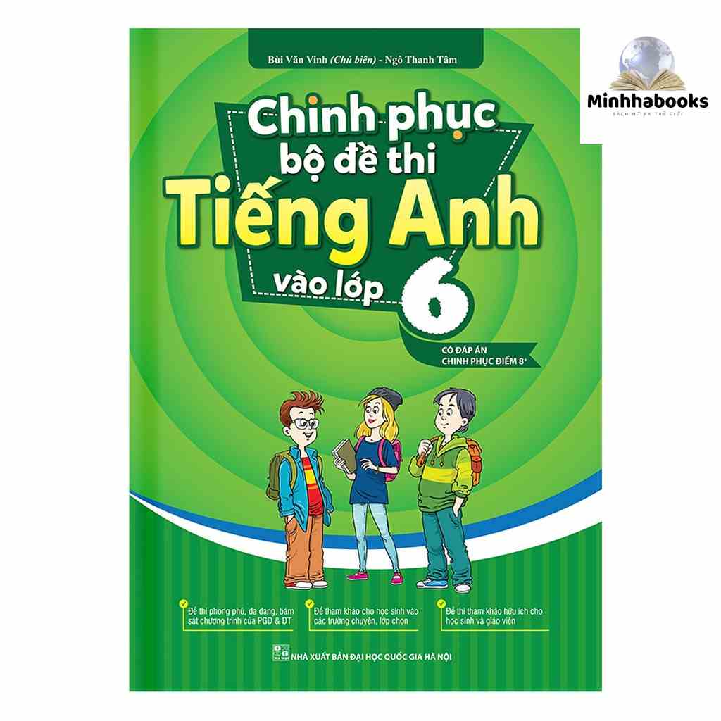 Sách - Chinh phục bộ đề thi Tiếng Anh vào lớp 6