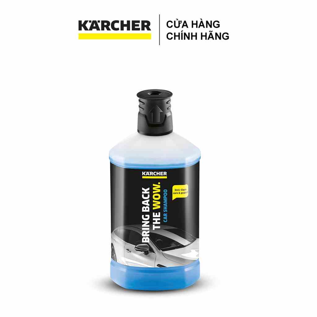 Chất tẩy rửa xe hơi Karcher 3 trong 1 (1 lít)