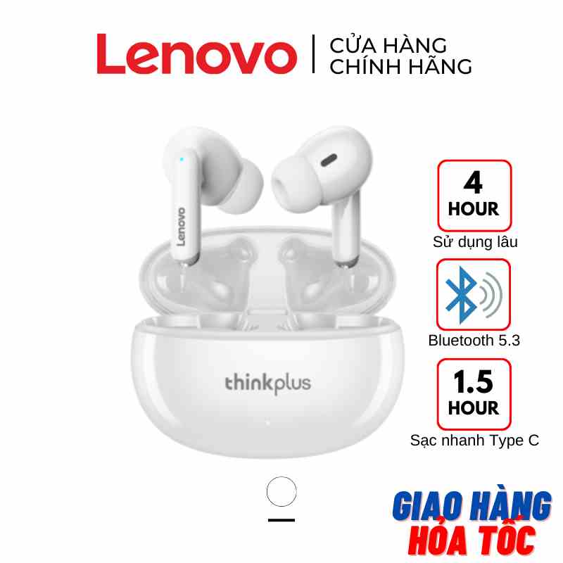 [SẴN HCM] Tai nghe Bluetooth thể thao Lenovo XT88 - Giảm ồn - Chống nước - Có Micro - màu TRẮNG