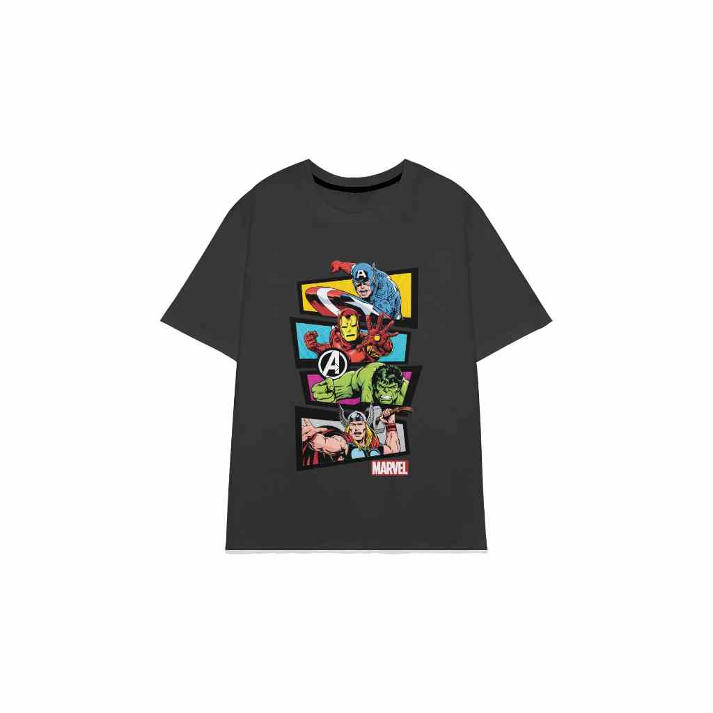 Áo Thun Unisex BOO Dáng Regular In Grpahic Marvel BZL