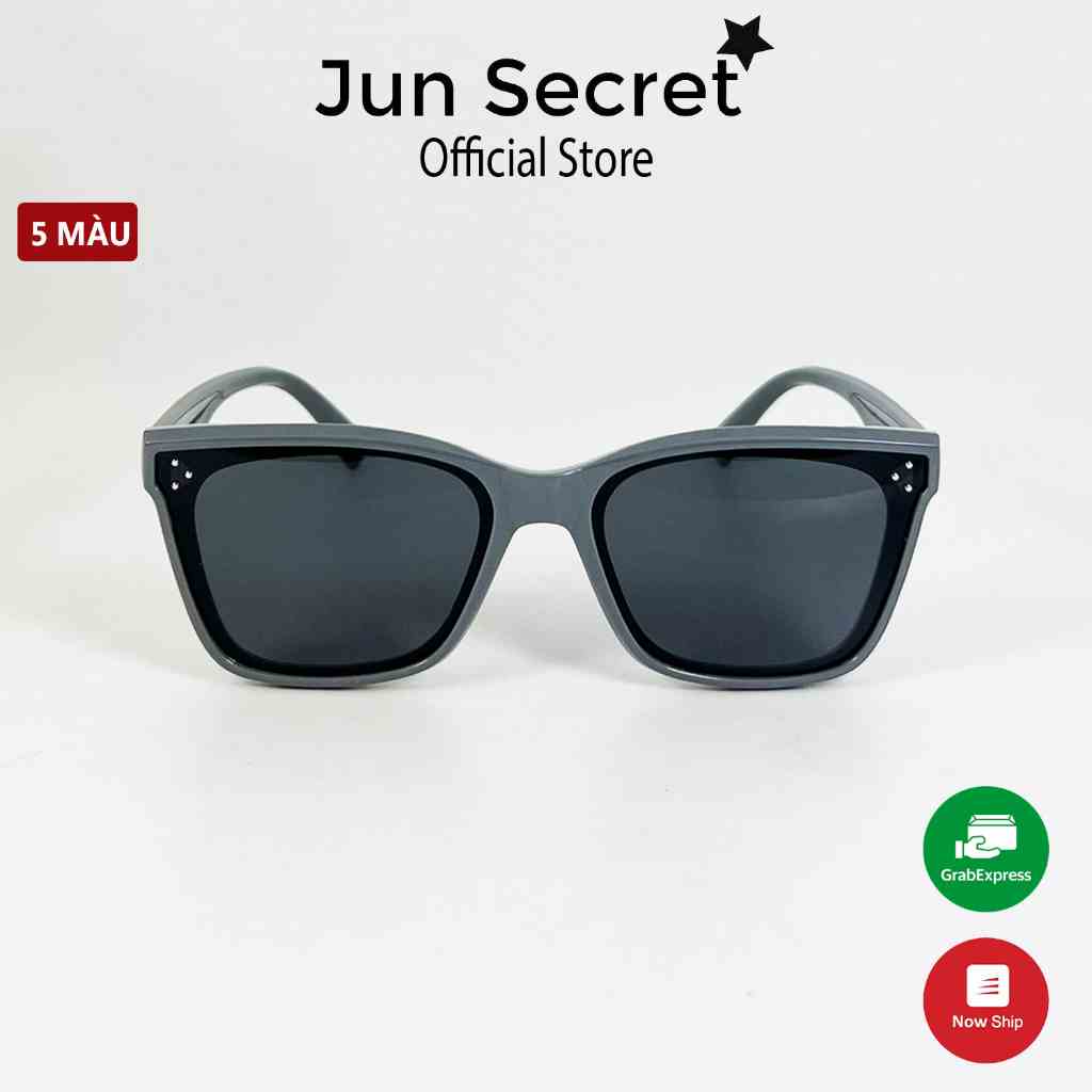 Kính trẻ em cao cấp Jun Secret gọng dẻo xịn siêu bền, tròng chống tia UV dành cho bé từ 6 đến 14 tuổi JS0019