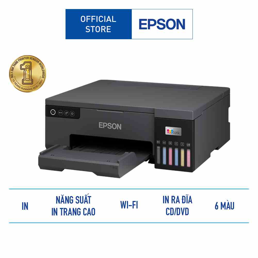 [Mã ELCL7 giảm 7% đơn 300K] Máy in Epson Ecotank L8050