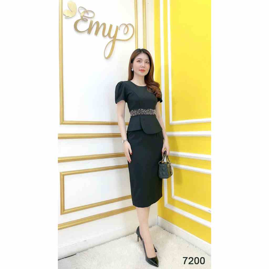 Đầm EMY EM7200 Xoè A Peplum