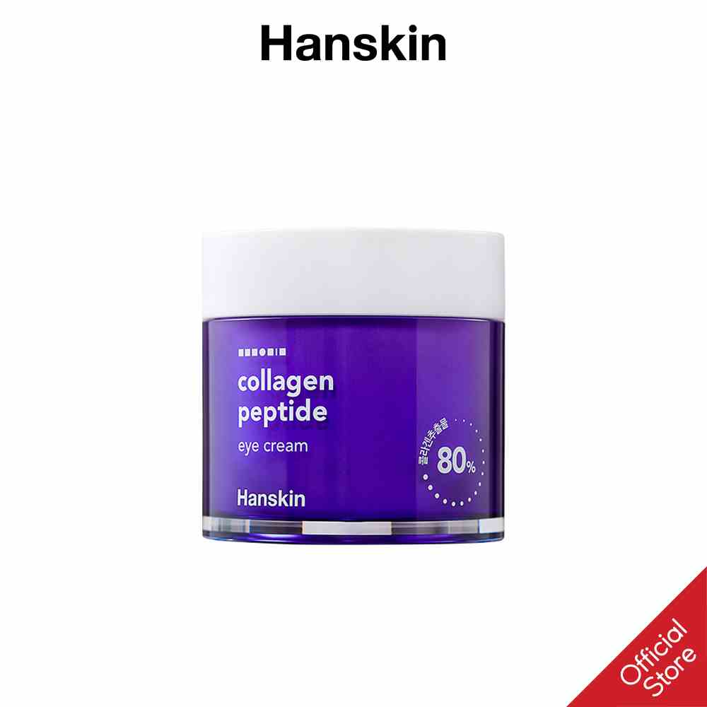 [Mã BMLTB35 giảm đến 35K đơn 99K] Kem Dưỡng Da Mắt,Tăng Cường Đàn Hồi HANSKIN COLLAGEN PEPTIDE EYE CREAM 80ml