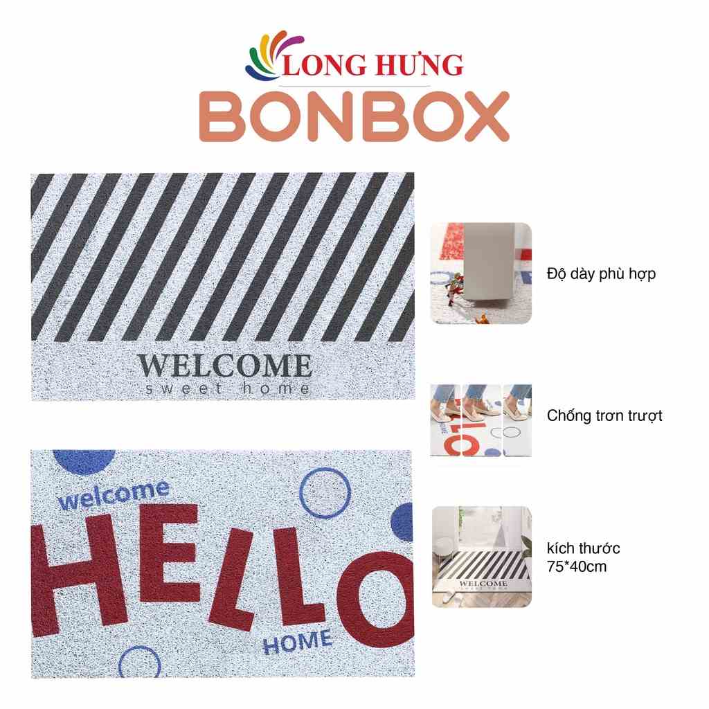 [Mã BMLTB35 giảm đến 35K đơn 99K] Thảm nhựa rối chống trượt BONBOX BMV20 - Hàng chính hãng