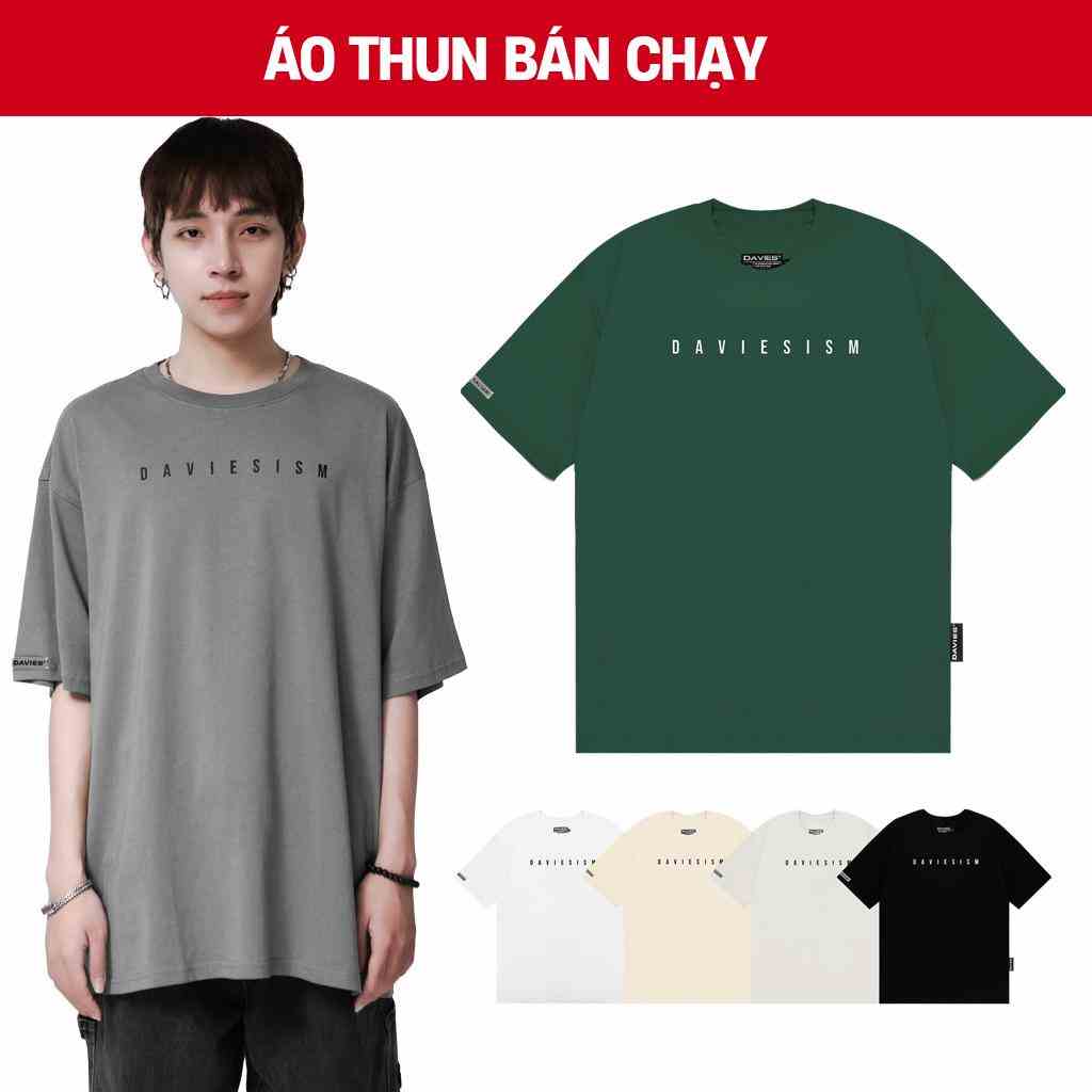 Áo phông nam nữ form rộng tay lỡ nhiều màu basic tee local brand DAVIES Daviesism| D28-T16