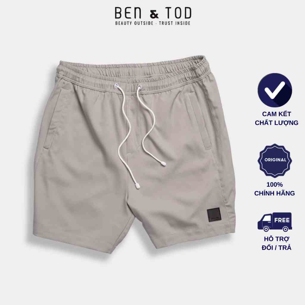 Quần đùi, quần short thun nam BEN & TOD 21004 cotton 100%, co giãn 4 chiều, thoáng má