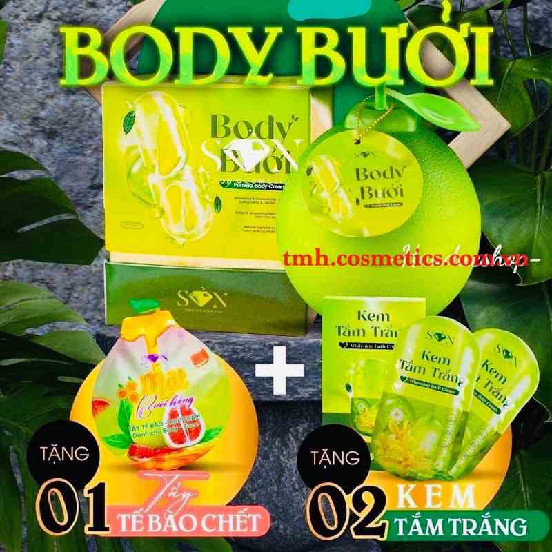 [Mã BMLTB200 giảm đến 100K đơn 499K] Kem body bưởi ủ trắng kích trắng thẩm thấu nhanh da sáng mịn 200g