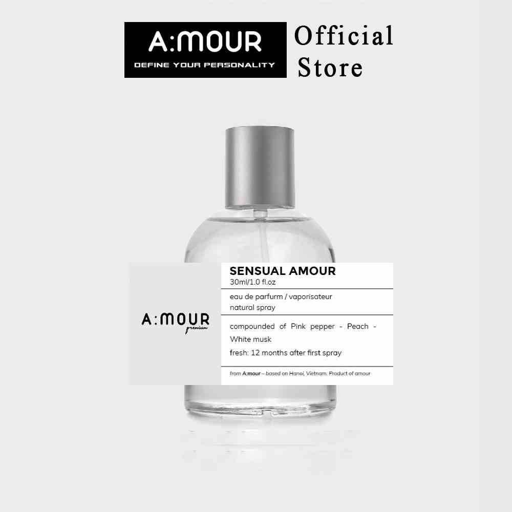 Nước Hoa Nữ Sensual Amour Nguyên Liệu Nhập Pháp Hương Thơm Quyến Rũ Ngọt Ngào 30ml Dạng Xịt