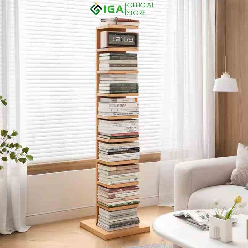 Kệ sách 6 tầng hình cây gỗ MDF phủ melamin thương hiệu IGA - GA10