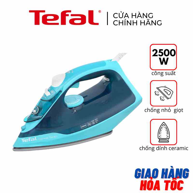 Bàn ủi hơi nước Tefal Express Steam FV2867E0 2500W - Hàng chính hãng