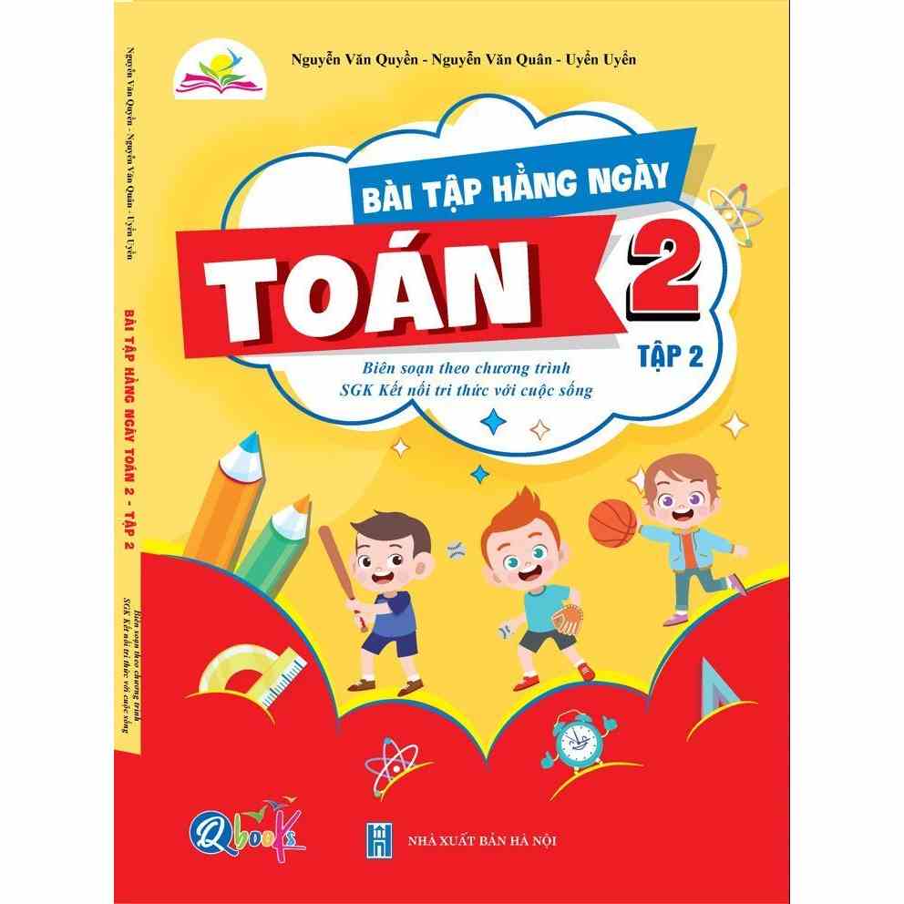 [Mã BMLTB35 giảm đến 35K đơn 99K] Sách - Bài Tập Hằng Ngày Toán Lớp 2 - Tập 2 - Kết Nối Tri Thức