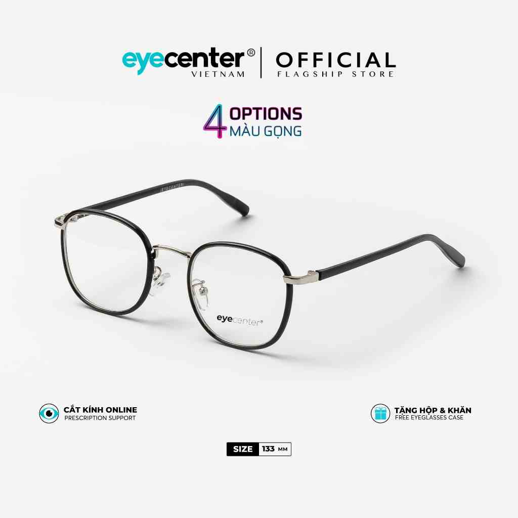 Gọng kính nam nữ chính hãng EYECENTER B101S nhựa phối kim loại nhập khẩu by Eye Center Vietnam