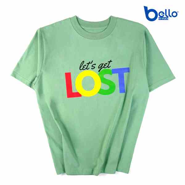 [Mã BMLTB35 giảm đến 35K đơn 99K] Áo T-shirt Unisex Bello In Hình LOST Tay Lỡ A1-008