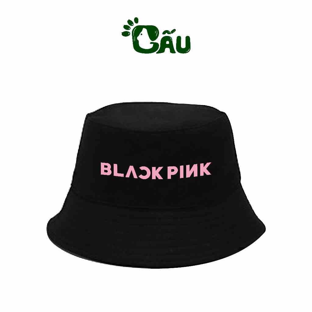 Nón bucket BlackPink Gấu 194 vải kaki mềm mịn, dày dặn - Vành Tròn BlackPink