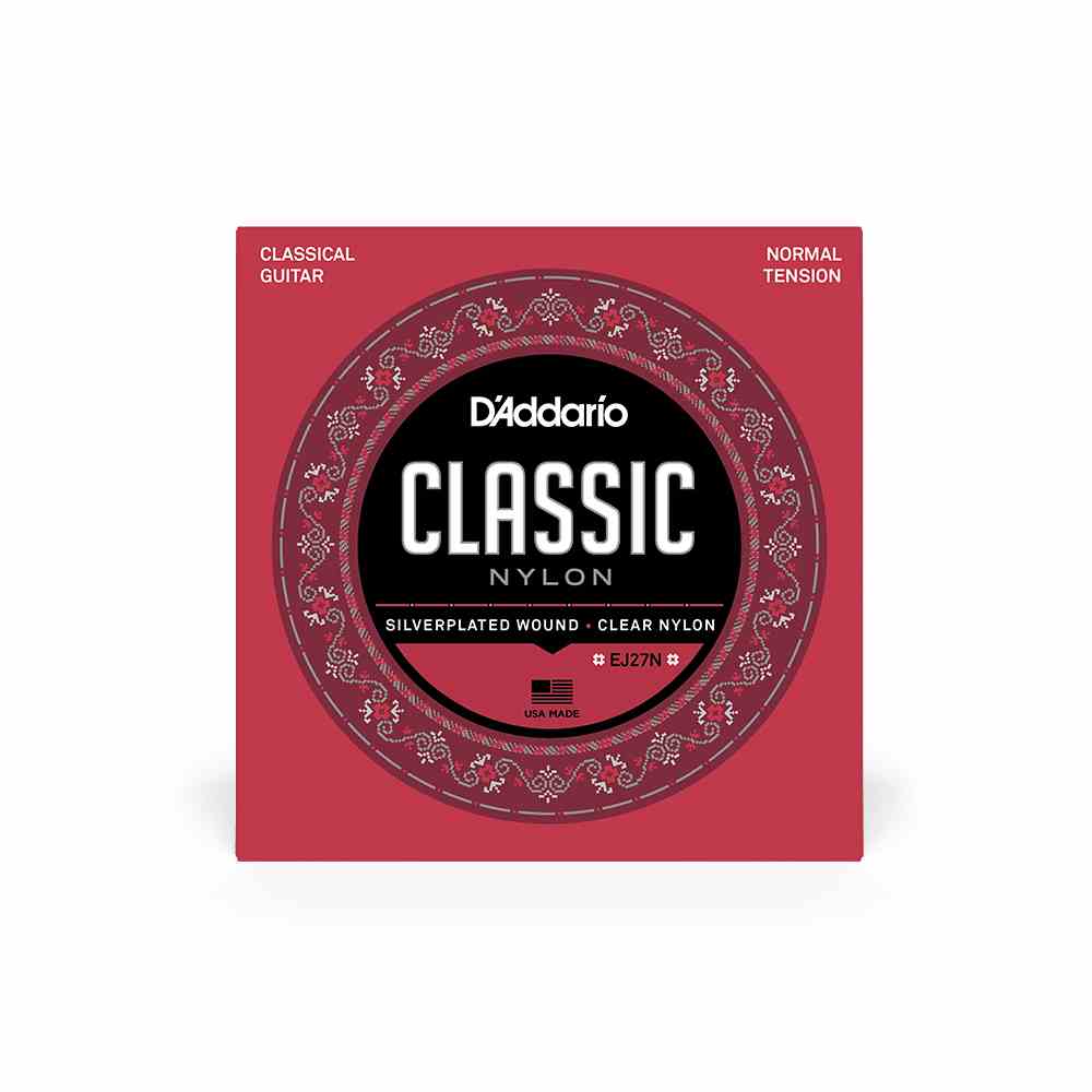 [Mã BMLTB200 giảm đến 100K đơn 499K] Bộ dây đàn Guitar Classic (Nylon) - DAddario EJ27N - Normal Tension