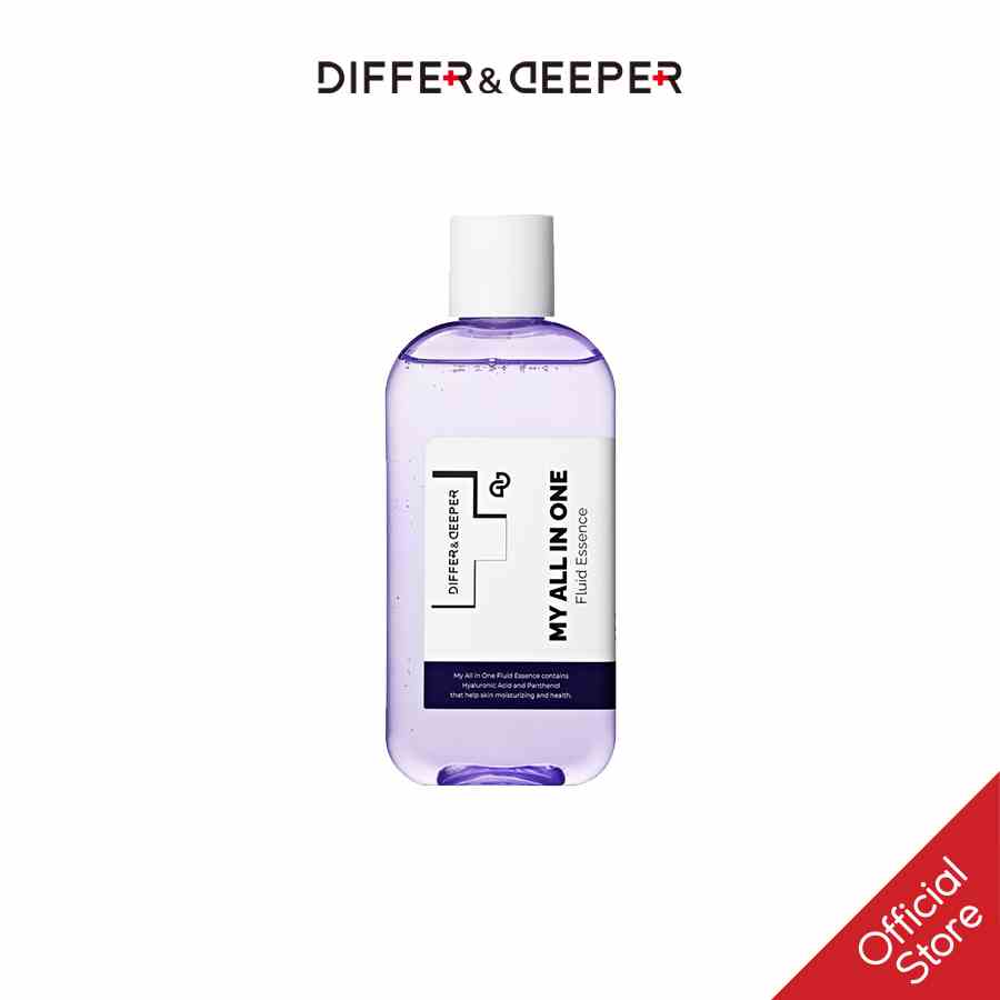 [Mã BMLTA35 giảm đến 35K đơn 99K] Nước Hoa Hồng Cấp Ẩm, Làm Sáng Da DIFFER&DEEPER MY ALL IN ONE FLUID ESSENCE 210ml