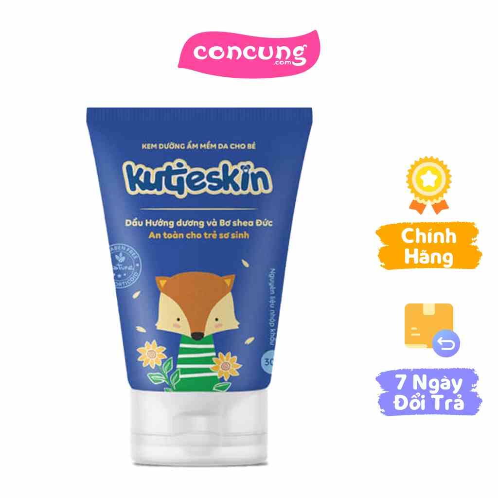 Kem dưỡng ẩm mềm da Kutieskin cho bé 30g