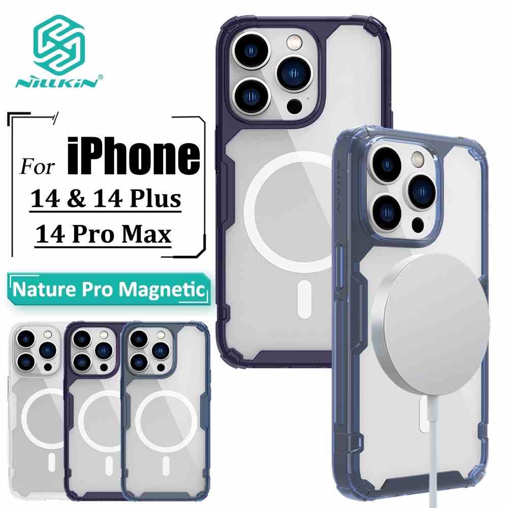 Ốp Điện Thoại Nillkin Bằng TPU Mềm Trong Suốt Siêu Mỏng Chống Sốc Cho iPhone 14 Pro 14 Plus 14 Pro Max Nature Pro