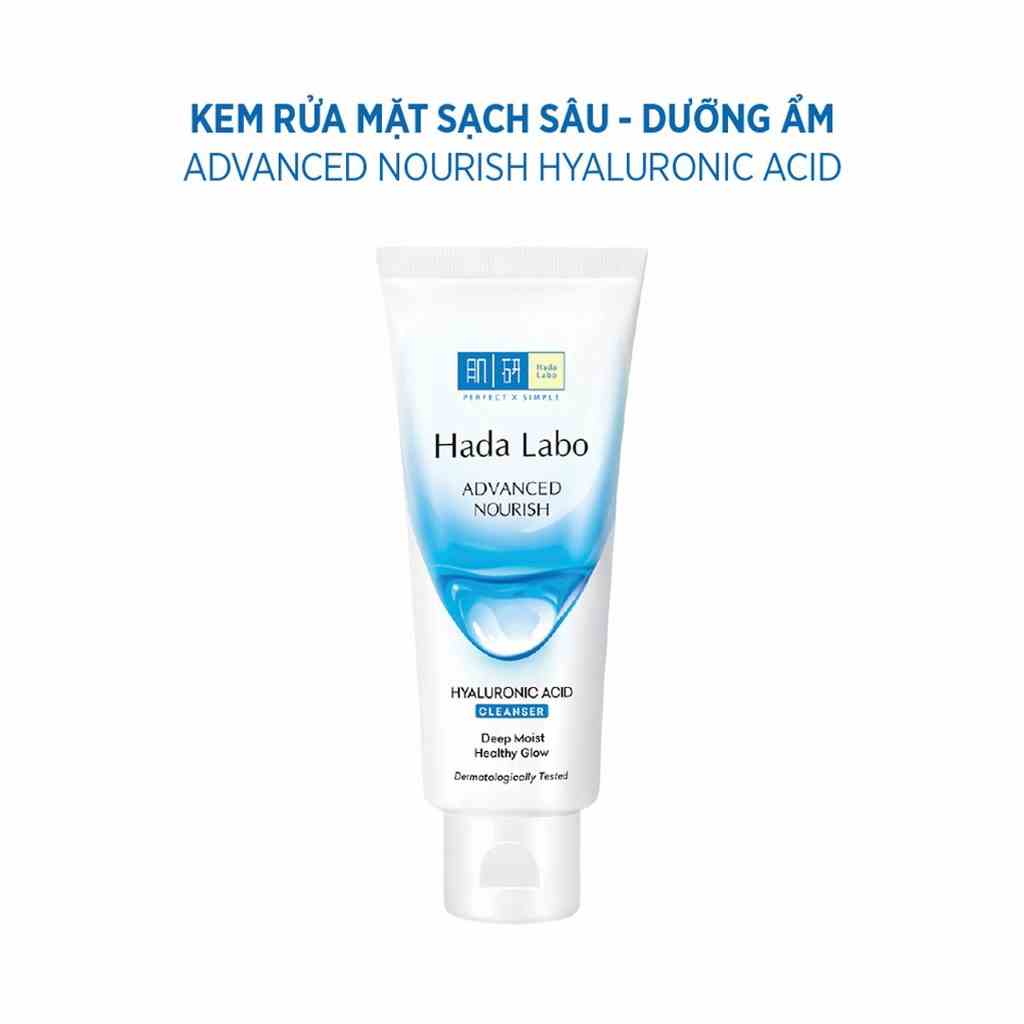 Sữa Rửa Mặt Dưỡng Ẩm Hada Labo Advanced Nourish 80g