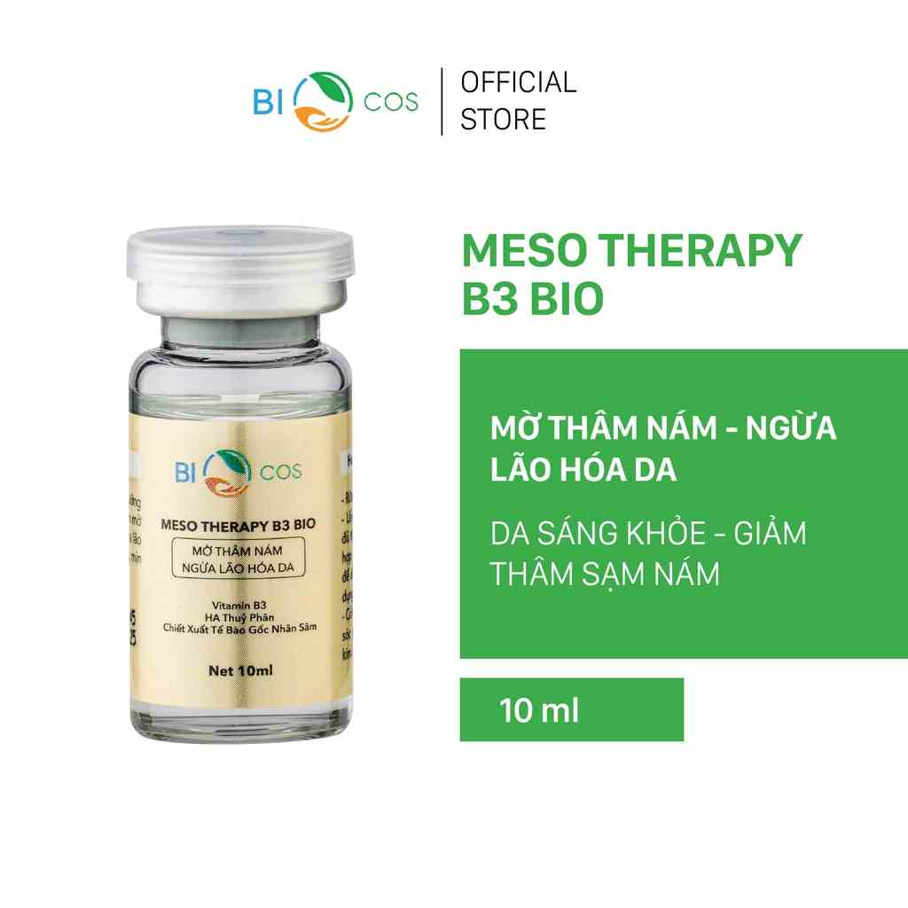 Tinh Chất Meso Therapy B3 BIO - Mờ Thâm Nám, Ngừa Lão Hóa (Hộp 2 chai - 10ml*2chai)