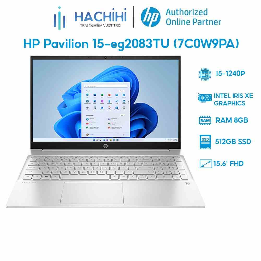 Laptop HP Pavilion 15-eg2083TU (7C0W9PA) (i5-1240P | 8GB | 512GB | Intel Iris Xe Graphics | 15.6 FHD | Win 11)