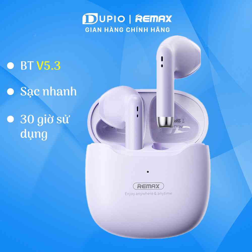 Tai nghe Bluetooth DUPIO Remax TN16 V53 âm thanh chân thực kết nối độc lập đeo thoải mái