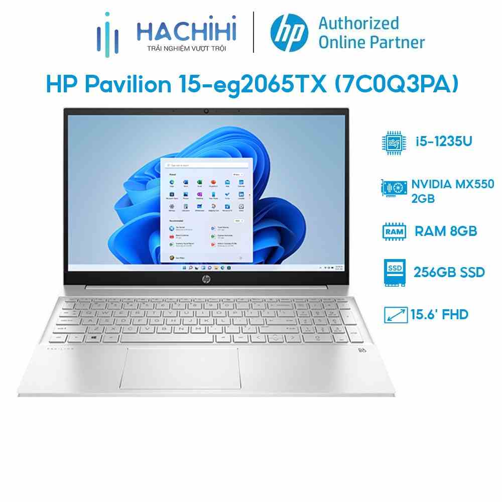 Laptop HP Pavilion 15-eg2065TX 7C0Q3PA i5-1235U | 8GB | 256GB | MX550 2GB | 15.6 FHD