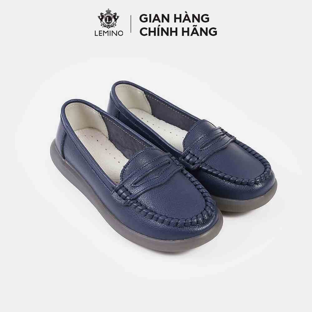 Giày Nữ Đế Bệt LEMINO Moccasins LB63024