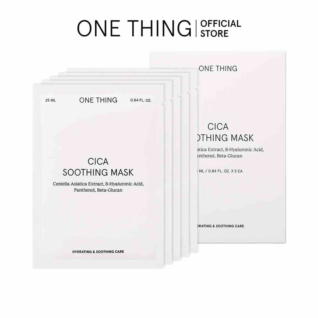 Mặt Nạ Tấm One Thing Cica Soothing Mask (5 PCS)