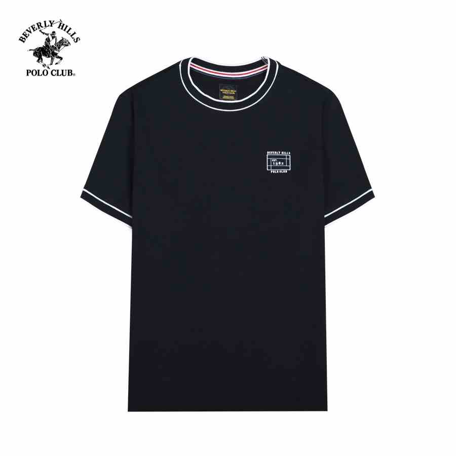 Beverly Hills Polo Club - Áo thun Ngắn tay Nam Regular Fit BK BLACK- BHPC TSMRSS23TL068