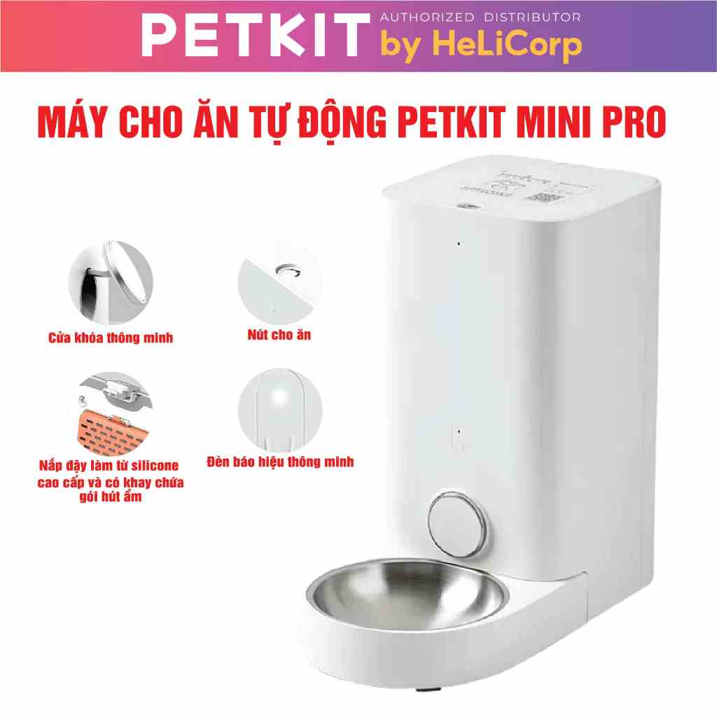 Máy Nhả Hạt Cho Mèo, Máy Cho Mèo Ăn Tự Động Petkit Fresh Element Mini Pro new 2023 - HeLiCorp