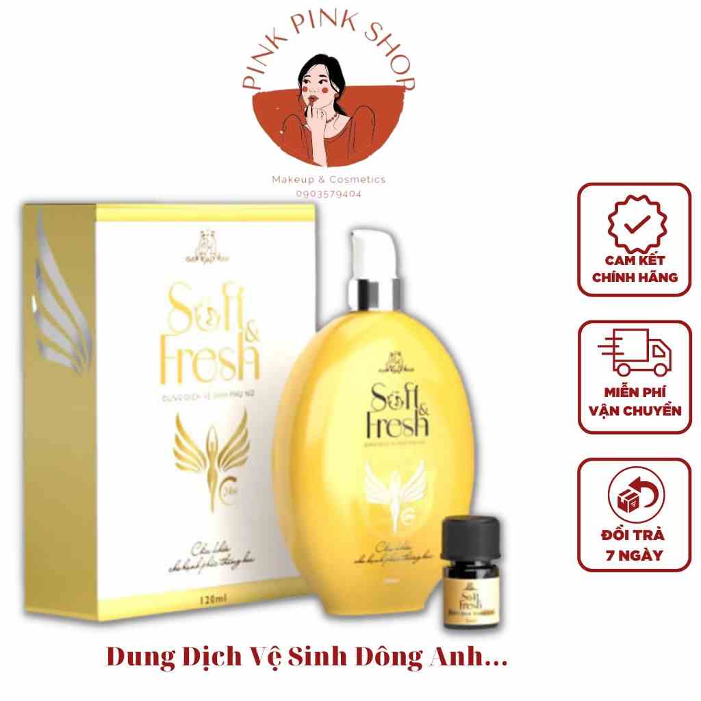 [Mã BMLTB35 giảm đến 35K đơn 99K] Dung Dịch Vệ Sinh Đông Anh Soft & Fresh Chính Hãng 120Ml