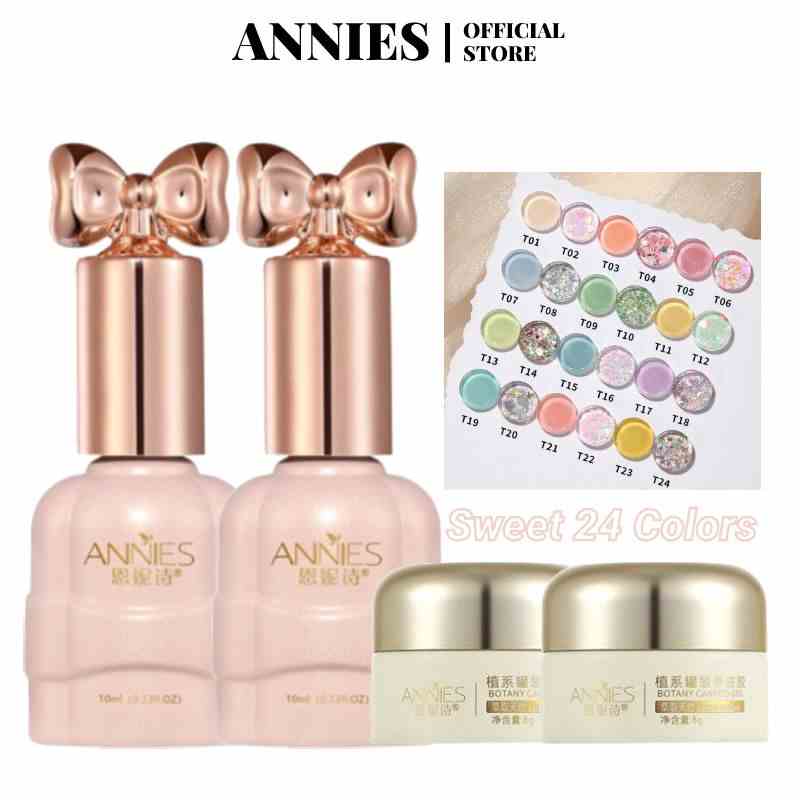 ANNIES Gel Sơn Móng Tay 24 Màu Macaron Sáng Bóng