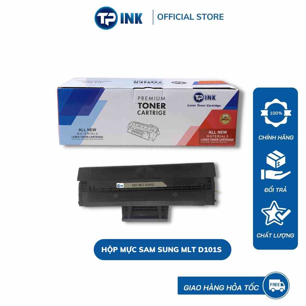 Hộp mực máy in samsung MLT-101s thương hiệu TP-ink dùng cho máy ML 2160,2161,2165,2166 bảo hành 12 tháng