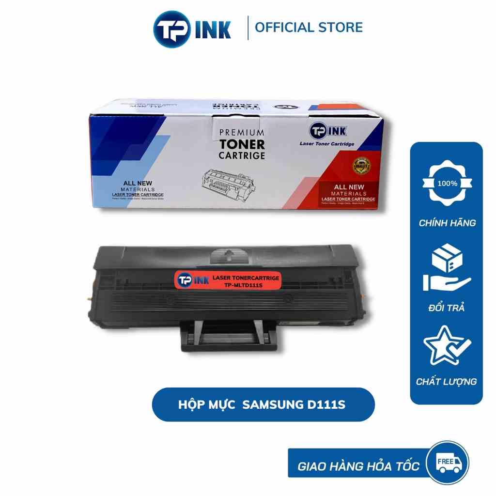 Hộp mực máy in samsung MLT-111S thương hiệu TP-ink dùng cho Xpress M2020W Xpress M2070FW Xpress M2070W