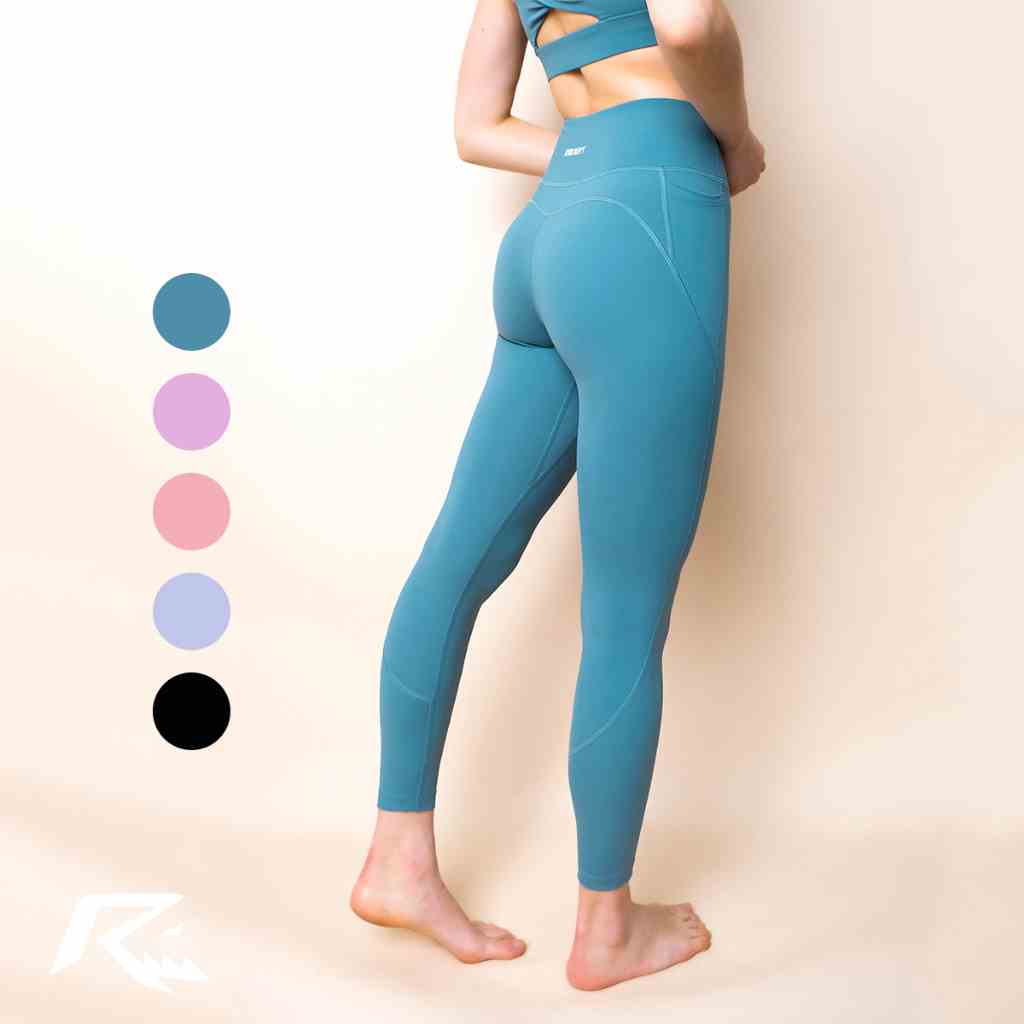 [Mã BMLTB35 giảm đến 35K đơn 99K] Quần legging nữ tập gym yoga fitness cạp cao Run Navy WLF67, nâng mông 3D tôn dáng