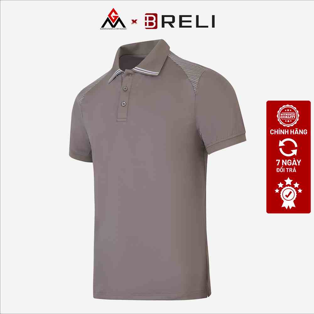 Áo thun nam thể thao có cổ chơi Tenis, Golf GM x Breli - BAS2330 Thoáng khí Sấy khô nhanh