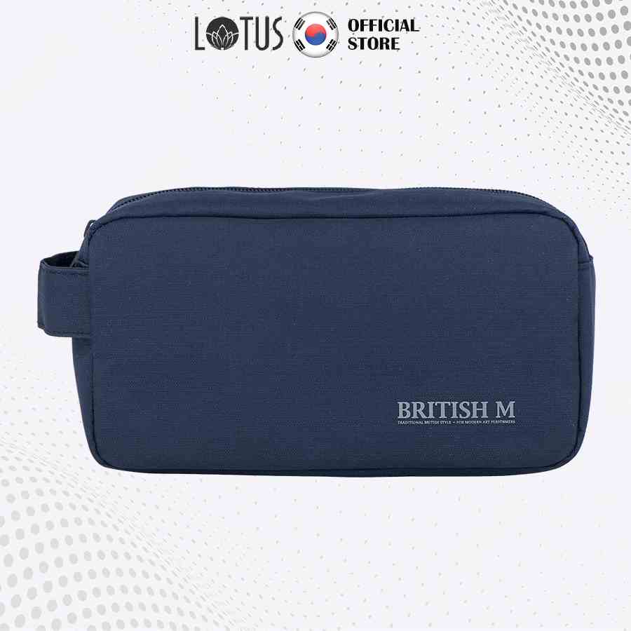 [GIFT] Túi đựng mỹ phẩm có khoá BRITISH M Travel Pouch